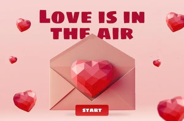 game valentine - Love is in the Air